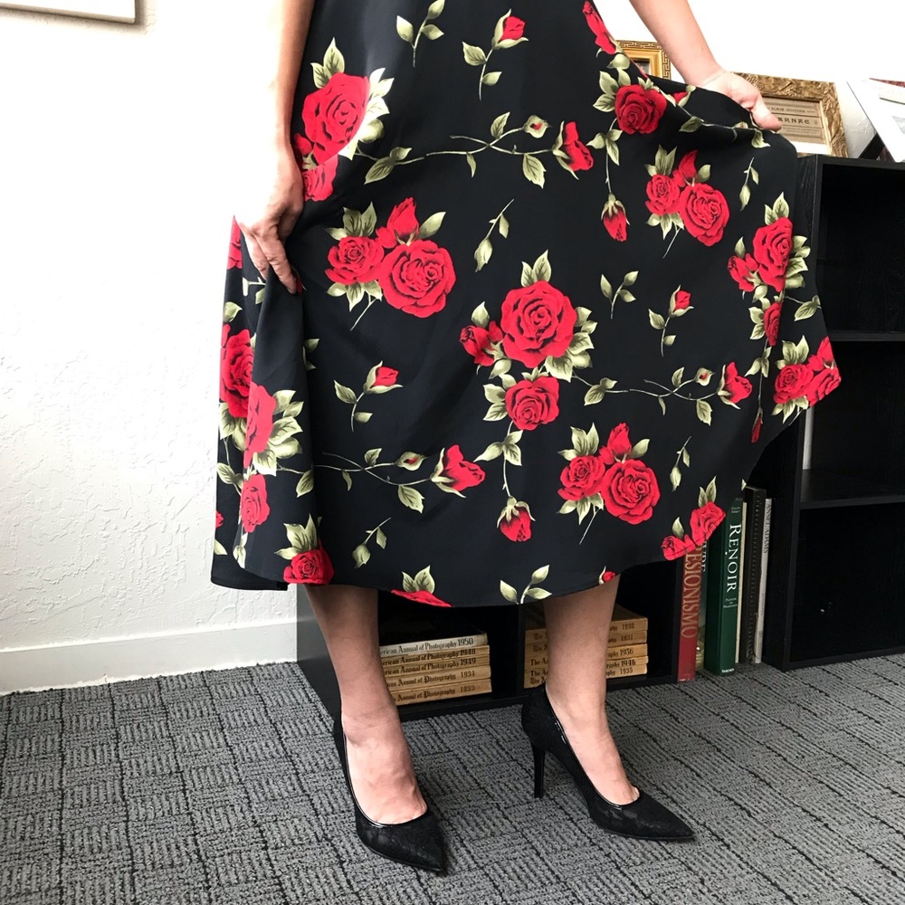 Stop Staring Rockabilly Halter Dress